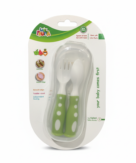 La Frutta Spoon & Fork Set with Case