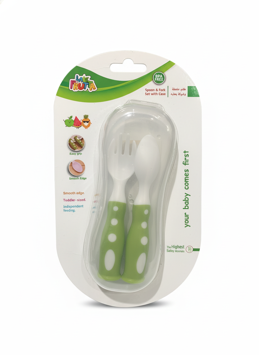 La Frutta Spoon & Fork Set with Case