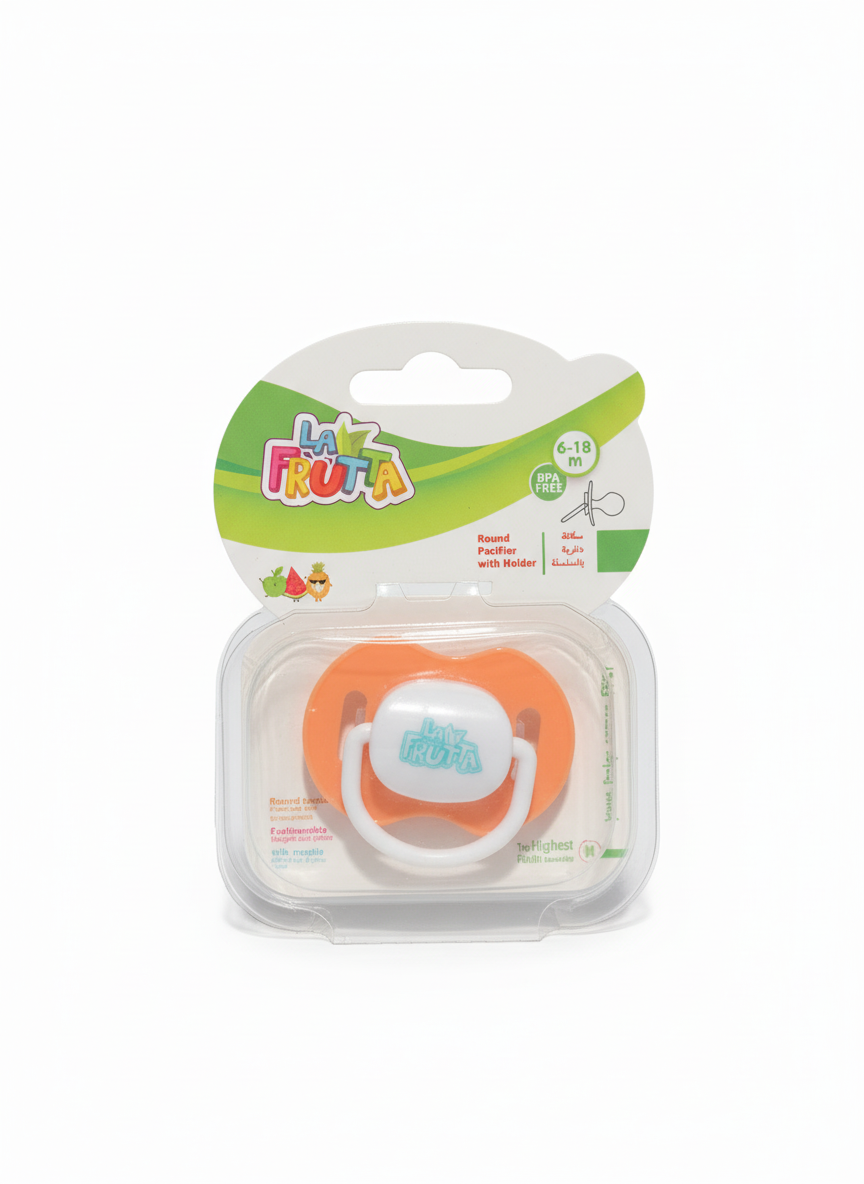 LA FRUTTA Round Pacifier with Holder