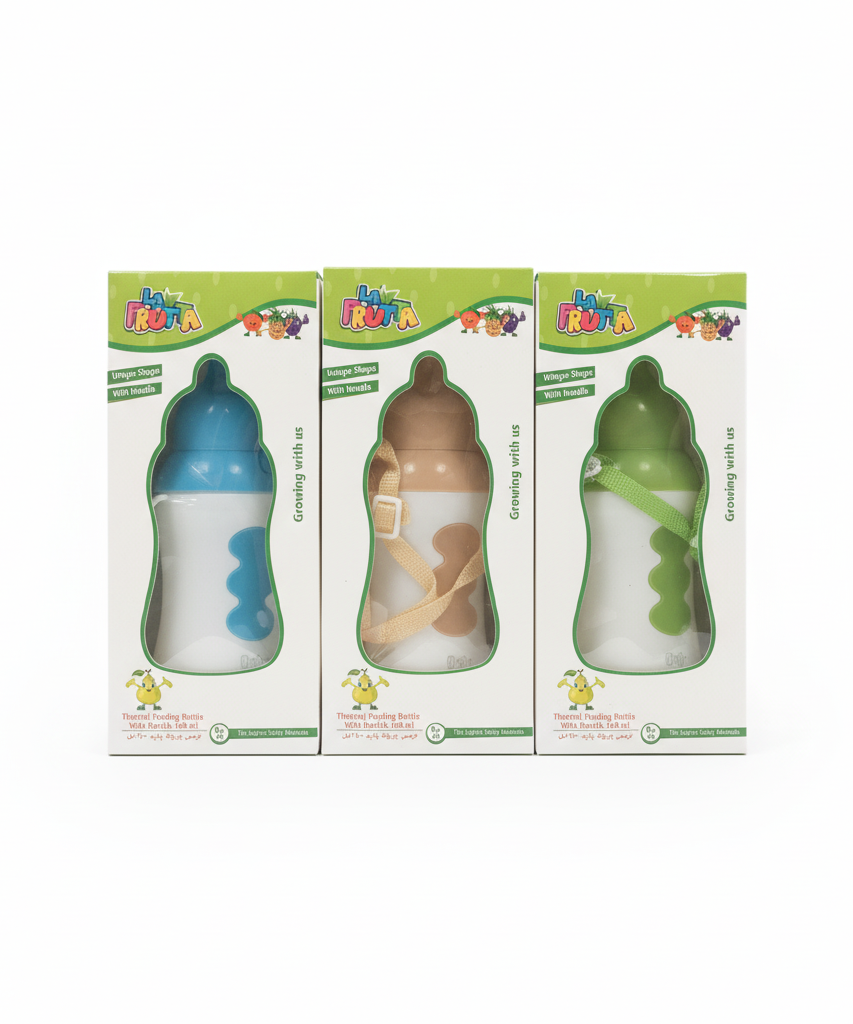 LA FRUTA Thermal Feeding Bottle With Handle 240ml