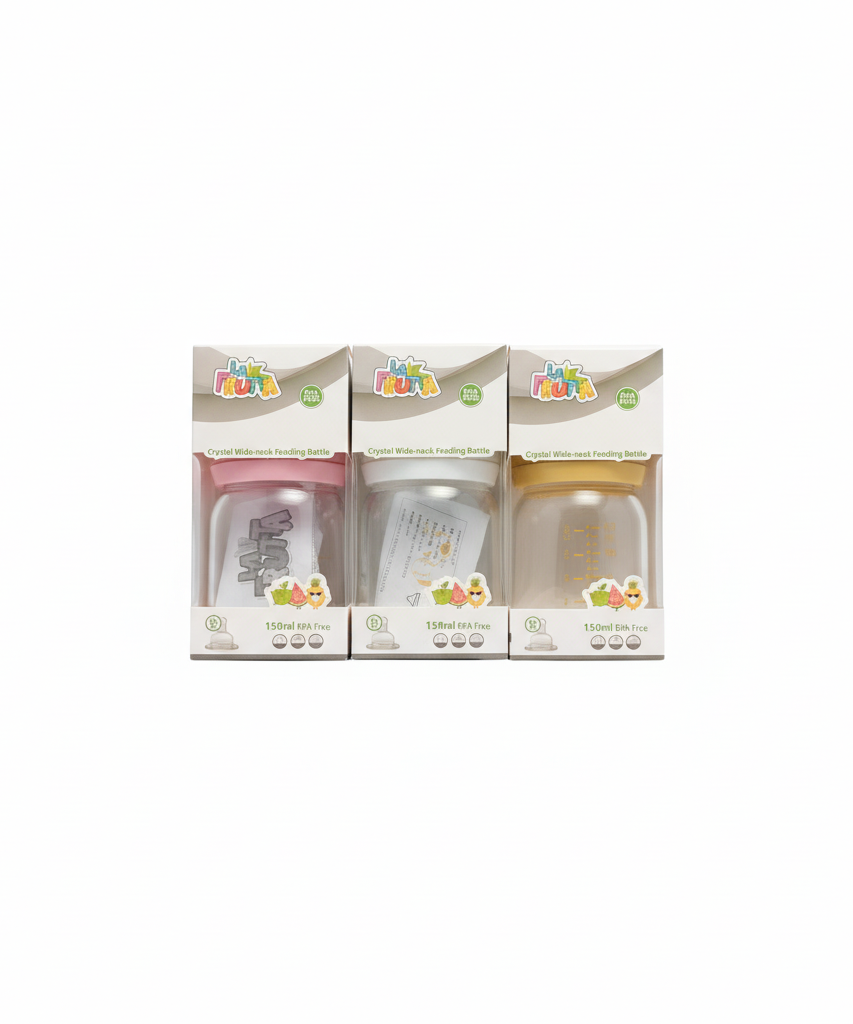 LA FRUTA Crystal Wide-neck Feeding Bottle