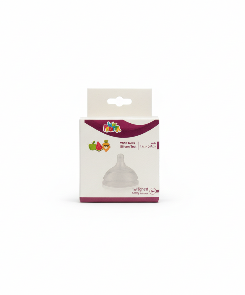Tutta Frutta Wide Neck Silicone Teat (6+ Months)