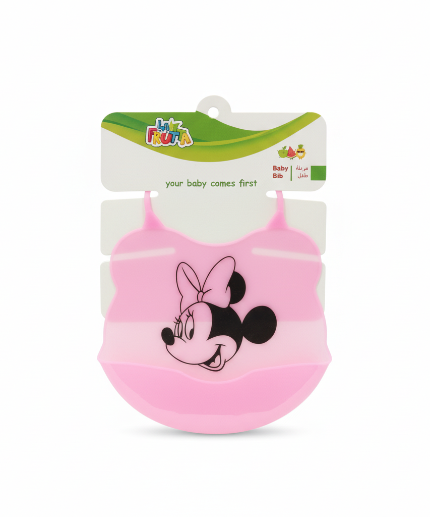 La Frutta Minnie Mouse Baby Silicone Bib