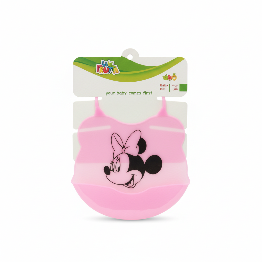 La Frutta Minnie Mouse Baby Silicone Bib