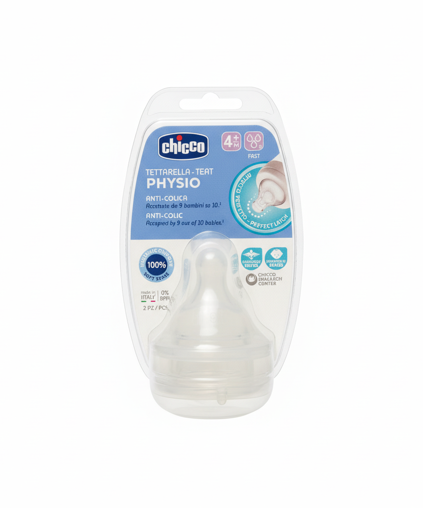 Chicco Tettarella Teat Physio 4M+ Fast Flow