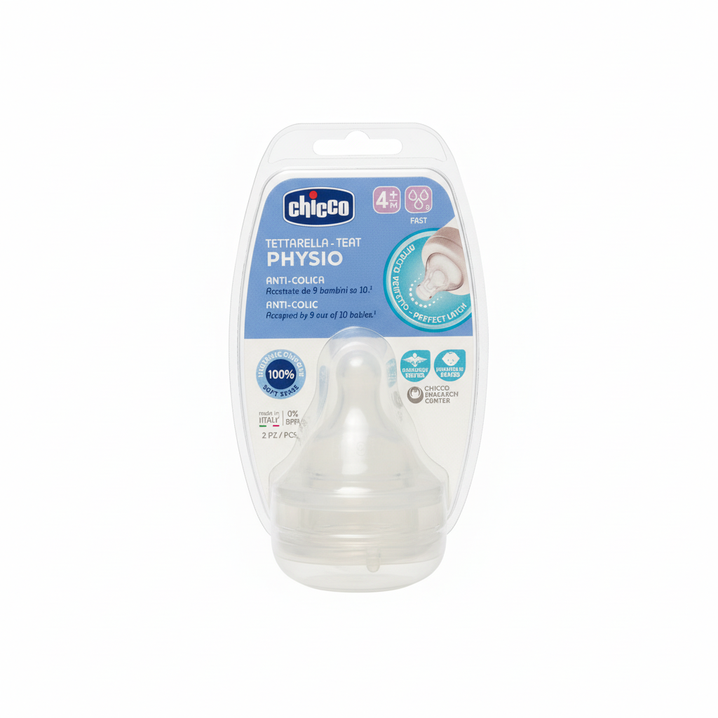 Chicco Tettarella Teat Physio 4M+ Fast Flow