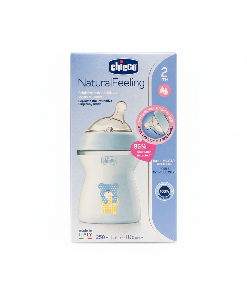 Chicco NaturalFeeling Baby Bottle 250ml (2m+)