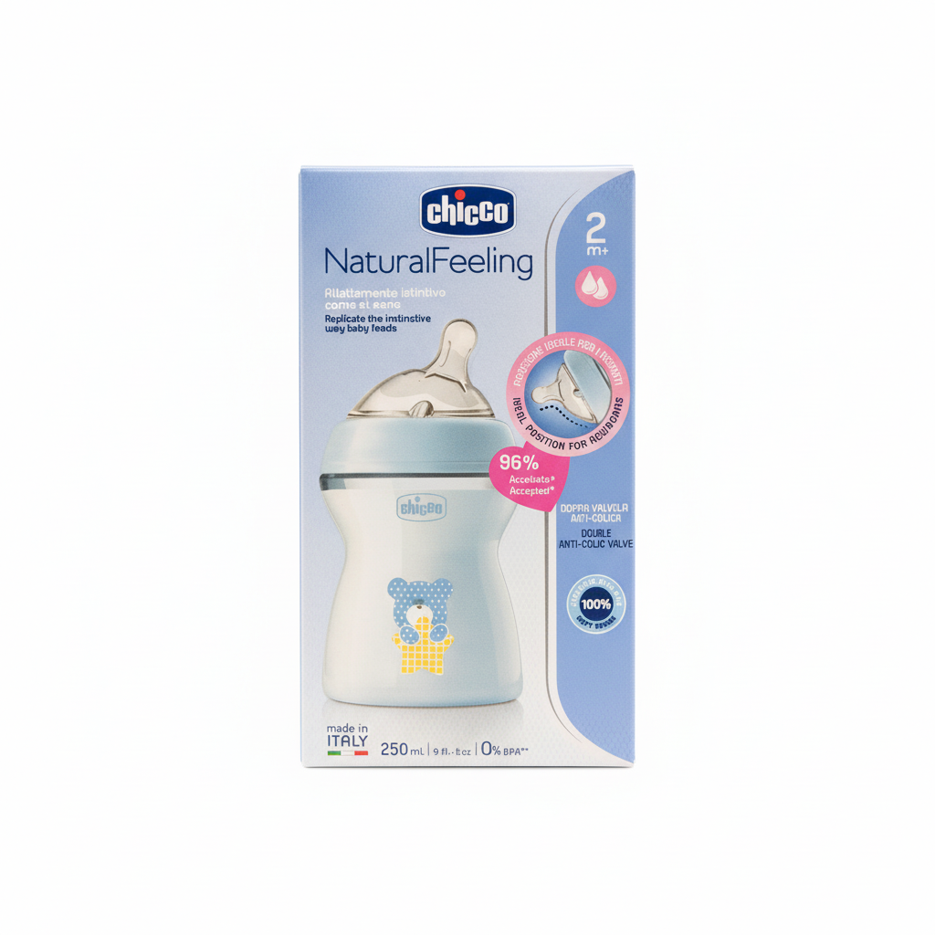 Chicco NaturalFeeling Baby Bottle 250ml (2m+)