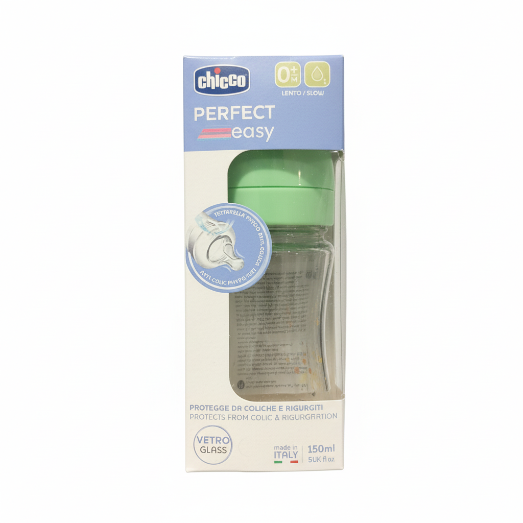 Chicco Perfect Easy Physio Anti-Colic Glass Baby Bottle