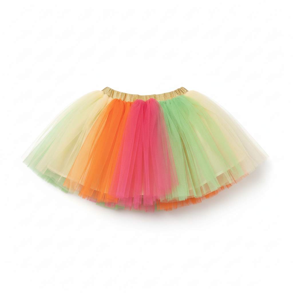 Rainbow Layered Tutu Skirt