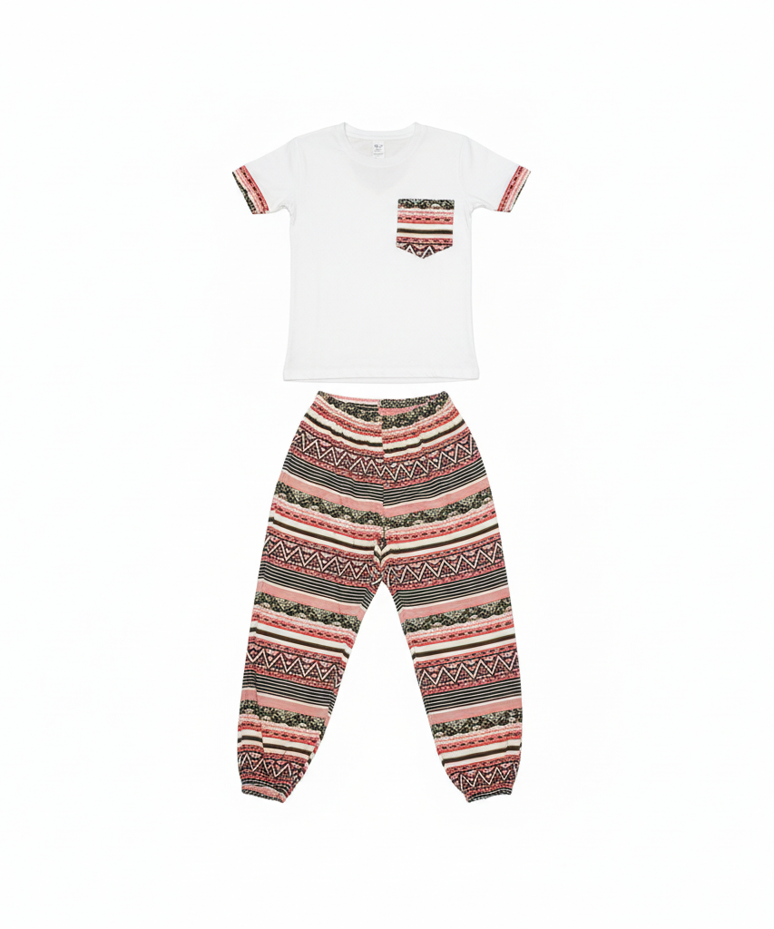 African boy-Print Lounge Wear Set