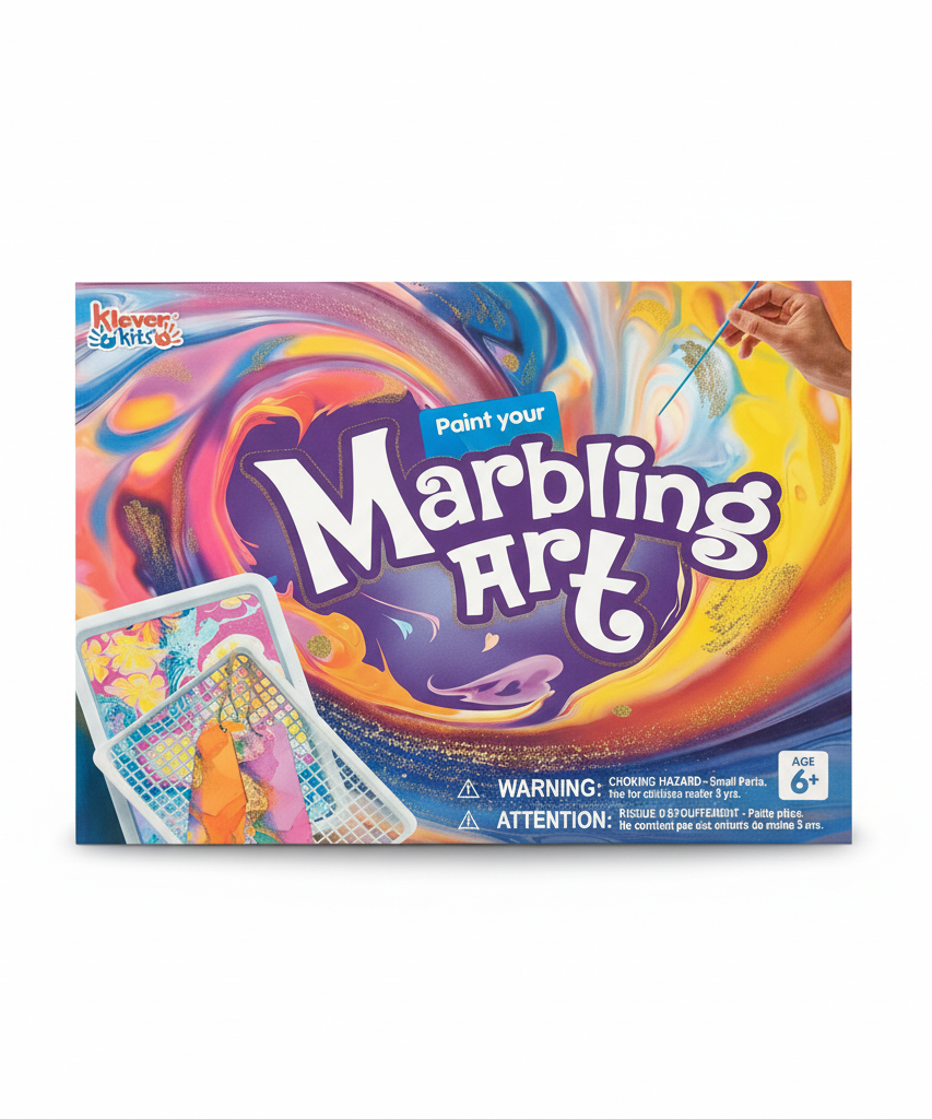 Klever Kits Paint Your Marbling Art