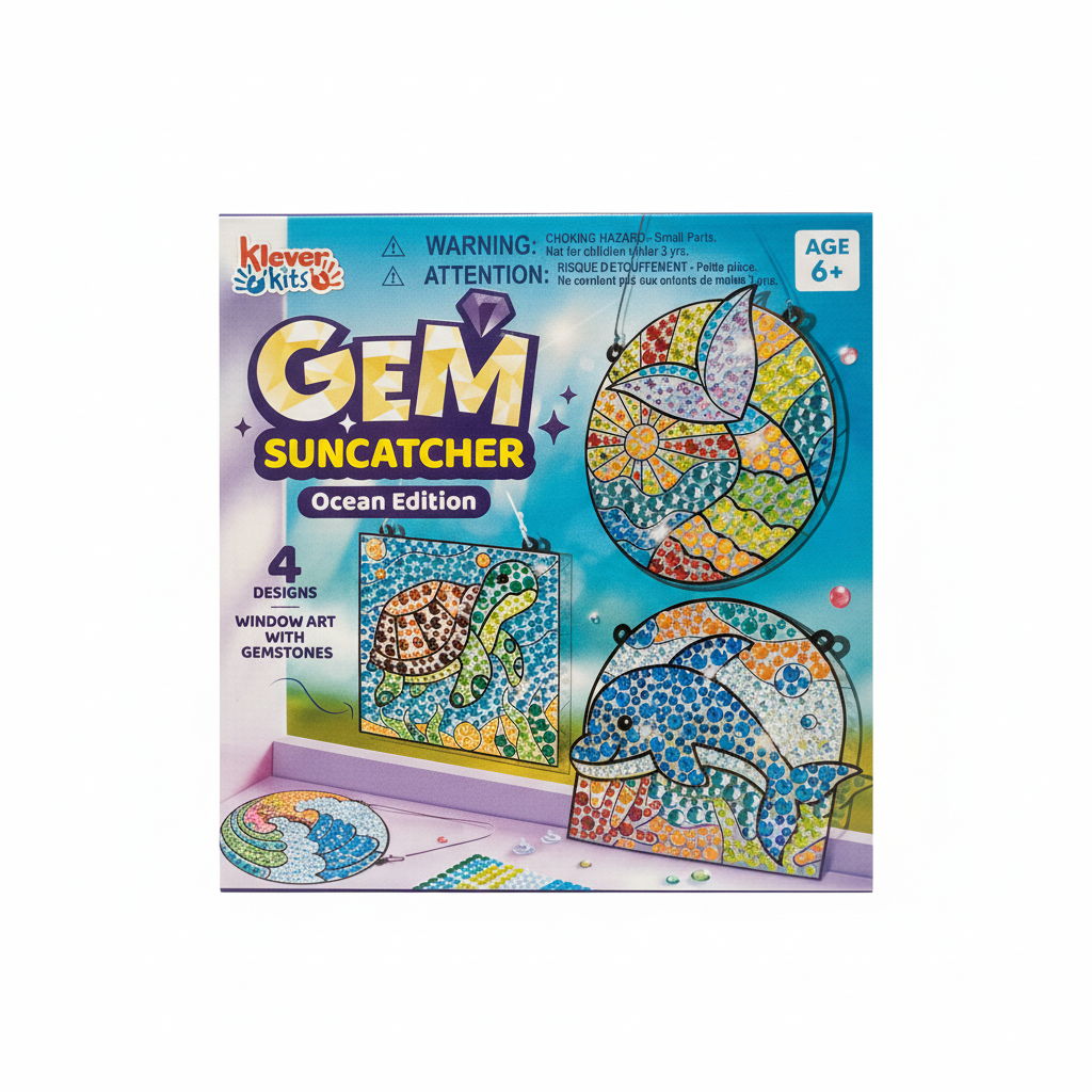 Klever Kits GEM SUNCATCHER Ocean Edition