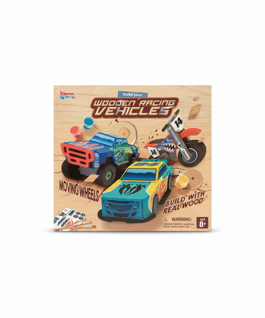 Klever Kits Build Your Wooden Racing Vehicles