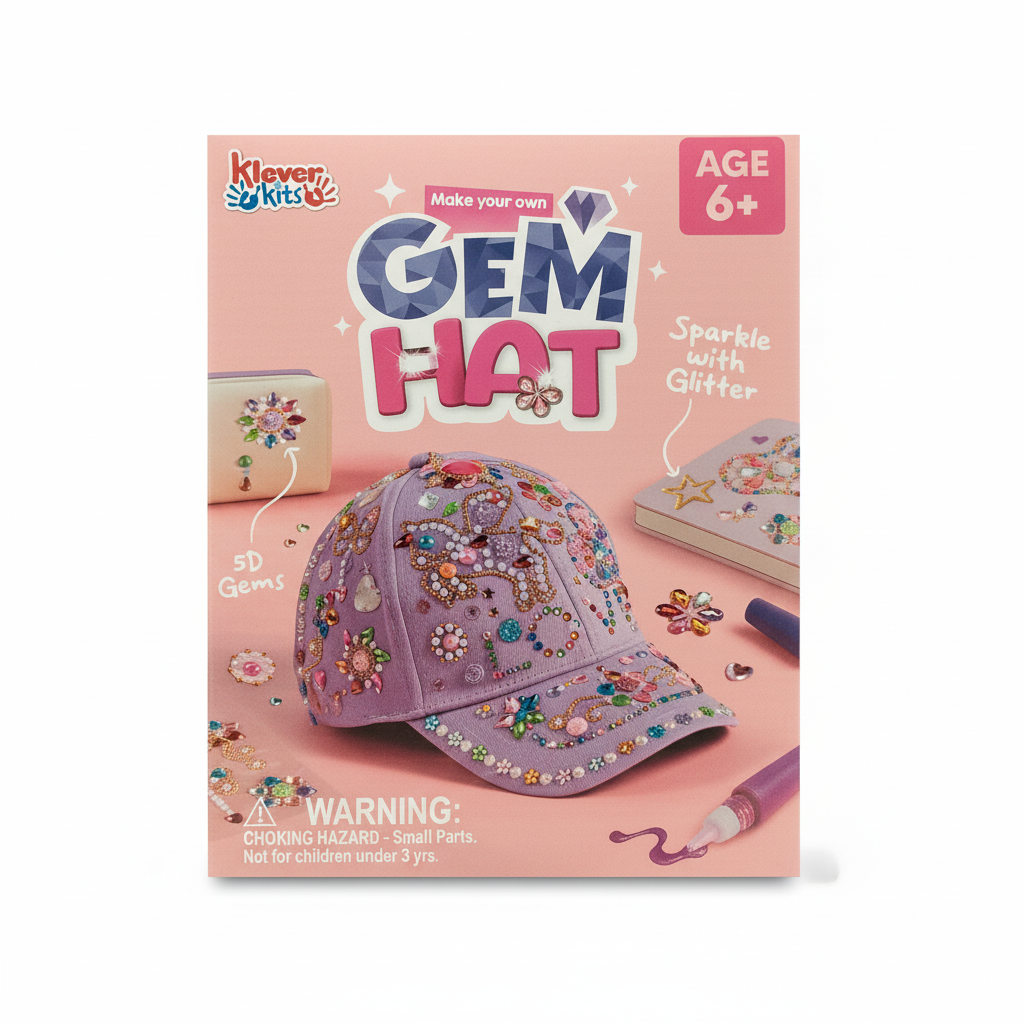 Klever Kits Make Your Own Gem Hat