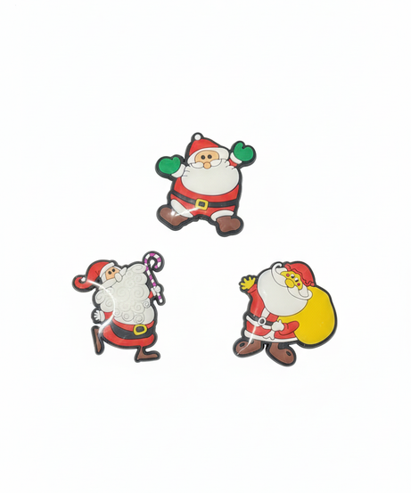 Assorted Santa Claus Holiday Decorative Charms (1 Pack)