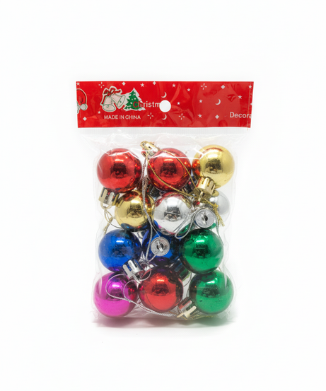 Assorted Mini Christmas Ball Ornaments