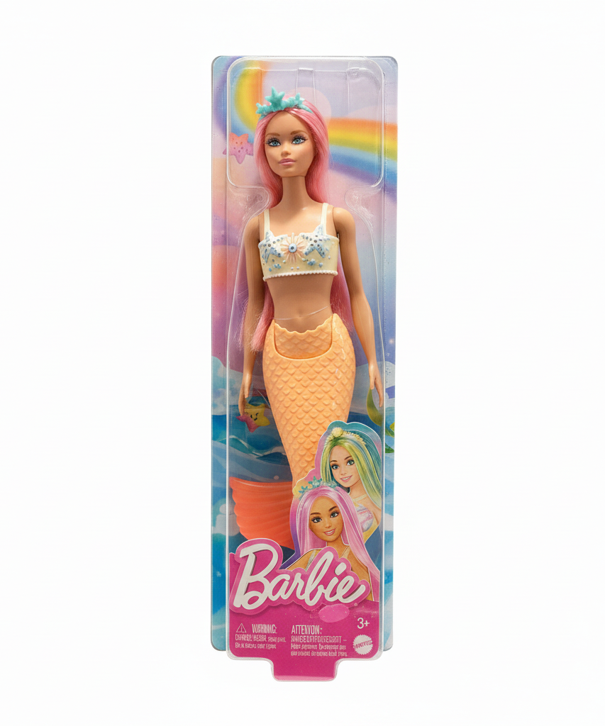 Barbie Mermaid Doll with Pink Hair