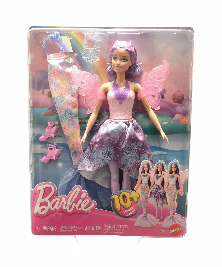 Barbie 10+ Looks! Fairy & Mermaid Fantasy Doll
