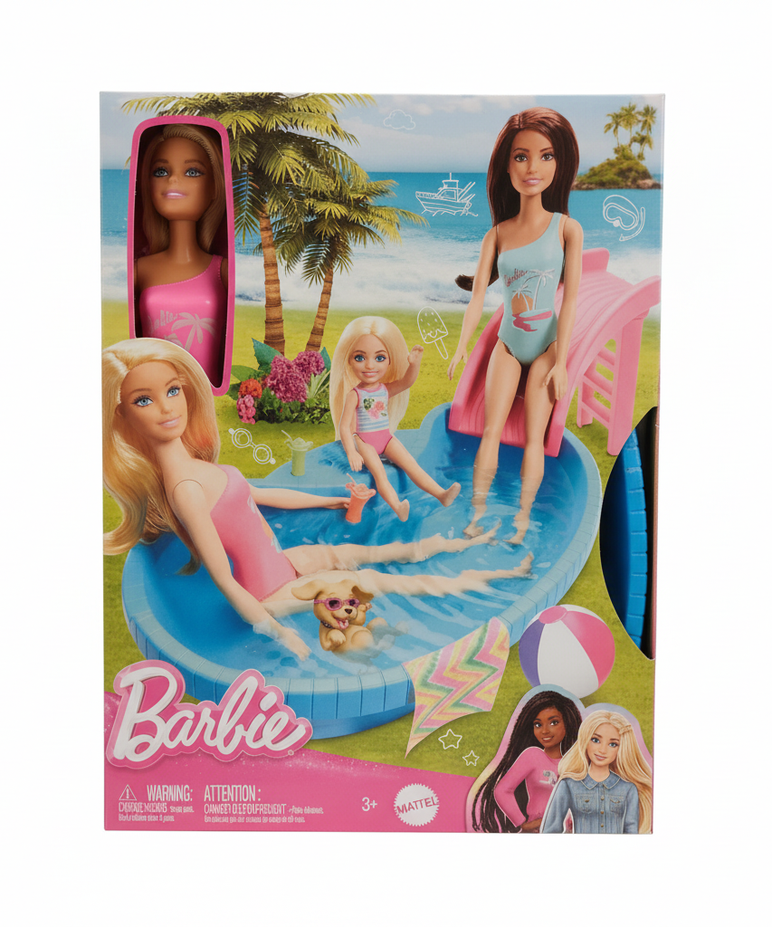Barbie Pool Party Playset with Doll