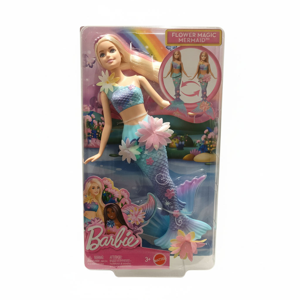 Barbie Flower Magic Mermaid Doll