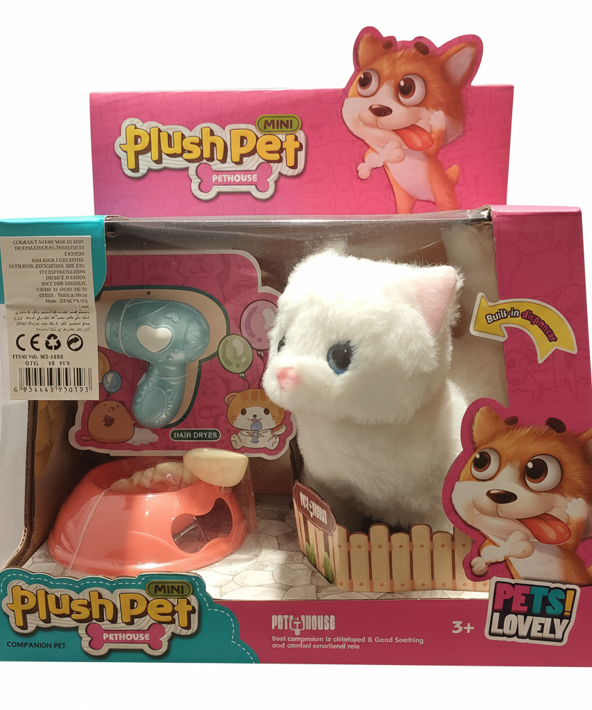 Mini Plush Pet Pethouse Companion Pet