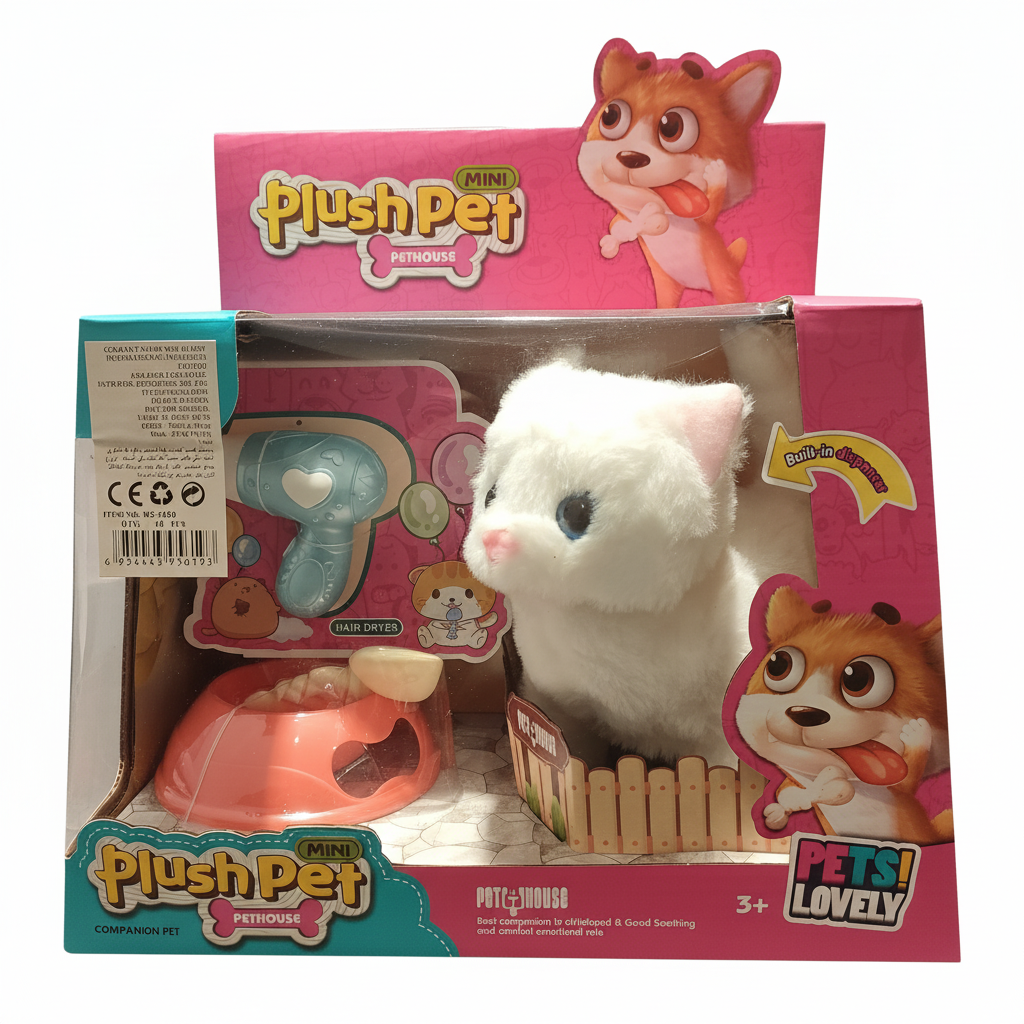 Mini Plush Pet Pethouse Companion Pet