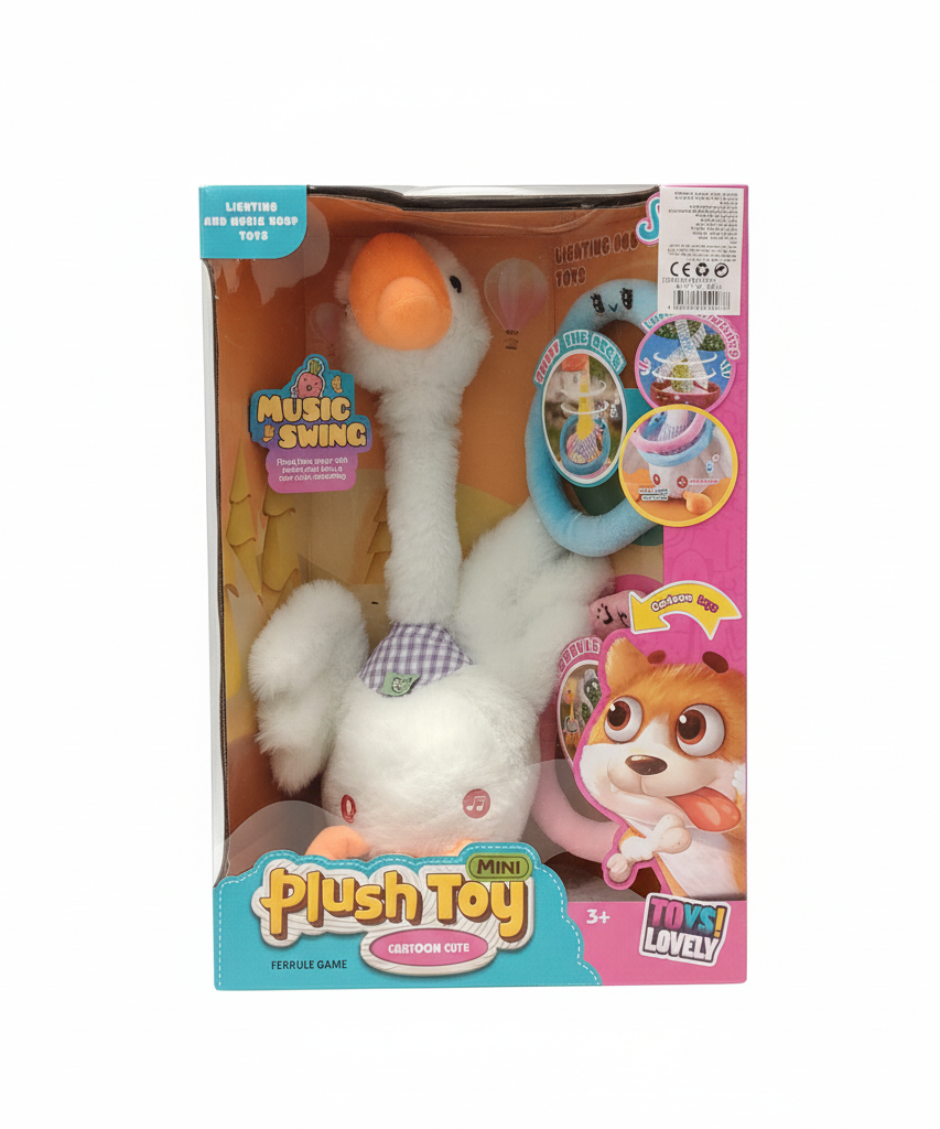Cartoon Cute Music & Swing Mini Plush Toy with Lighting and Recording