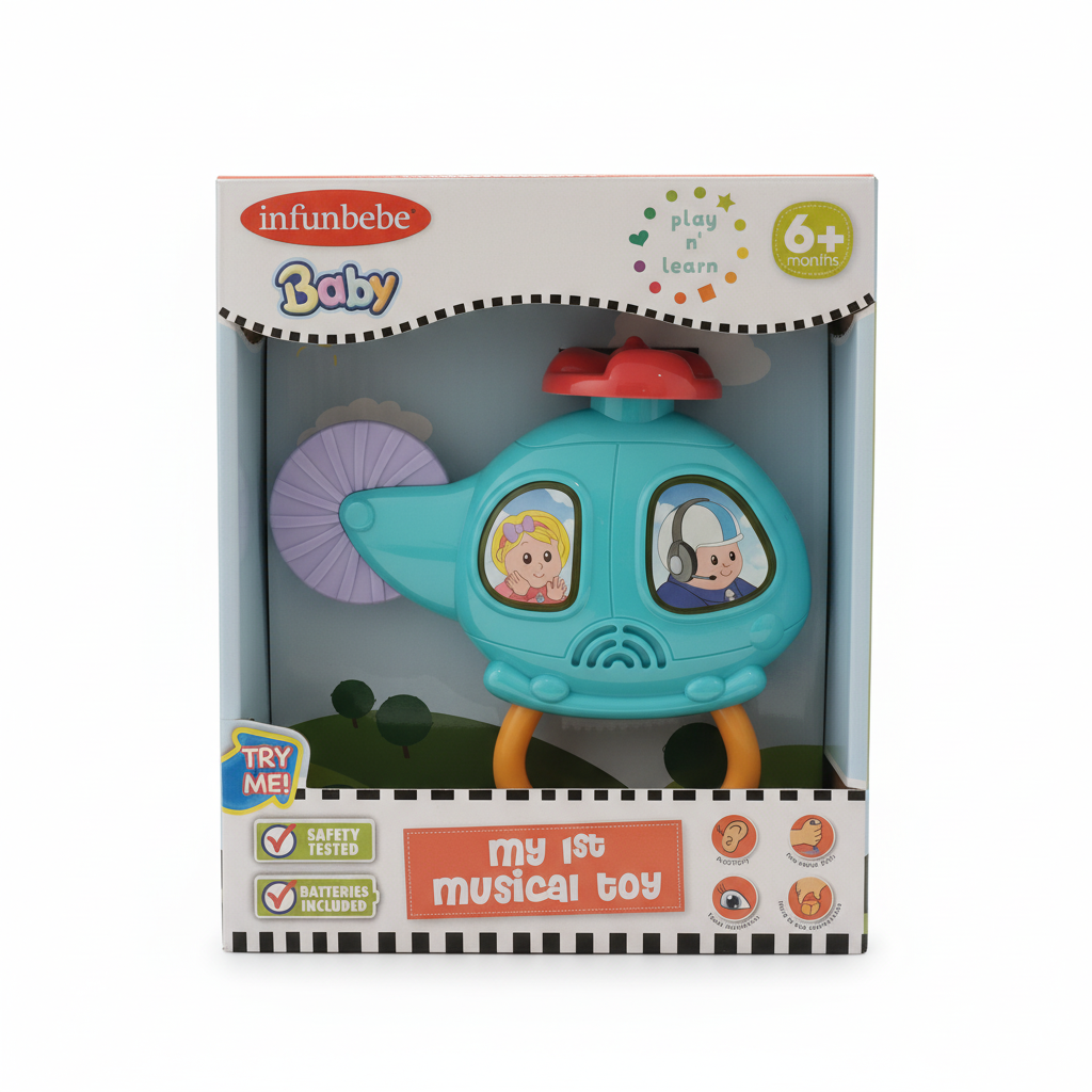 infunbebe Baby My 1st Musical Helicopter Toy