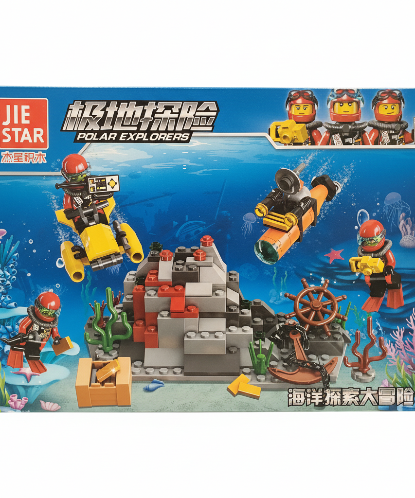 JIE STAR Polar Explorers: Ocean Exploration Adventure Building Set