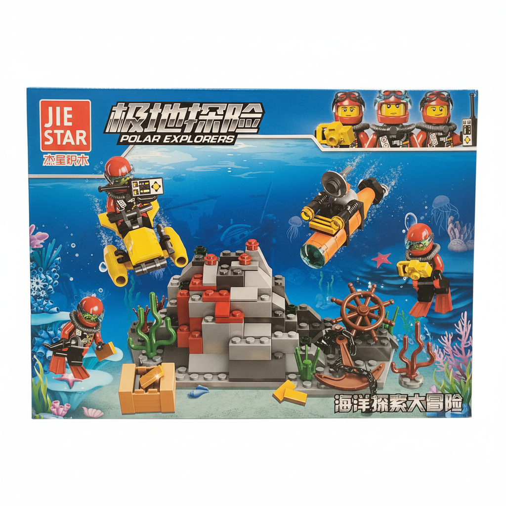 JIE STAR Polar Explorers: Ocean Exploration Adventure Building Set