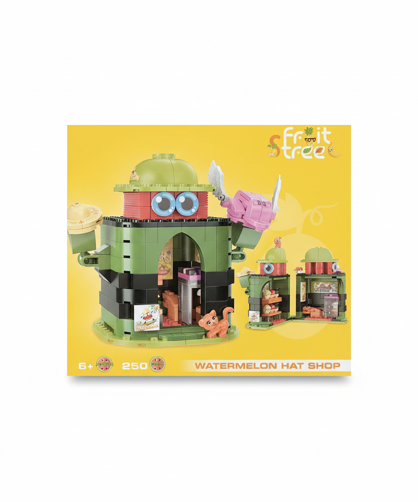 Fruit Street Watermelon Hat Shop Building Blocks