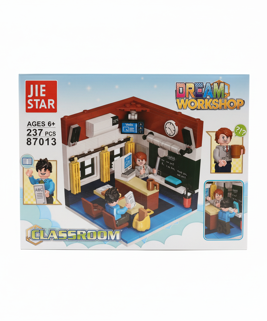 JIE STAR DREAM! WORKSHOP Classroom Building Blocks Set