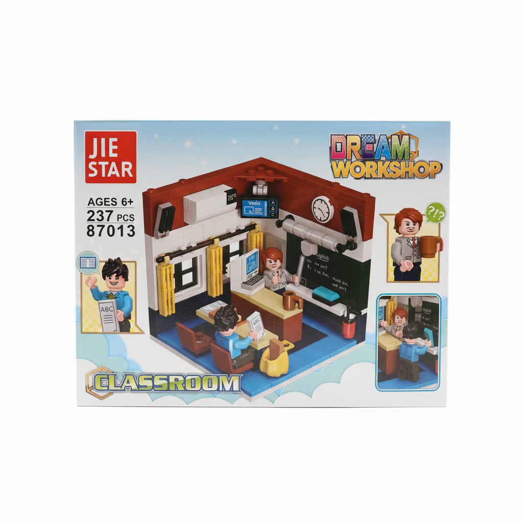 JIE STAR DREAM! WORKSHOP Classroom Building Blocks Set
