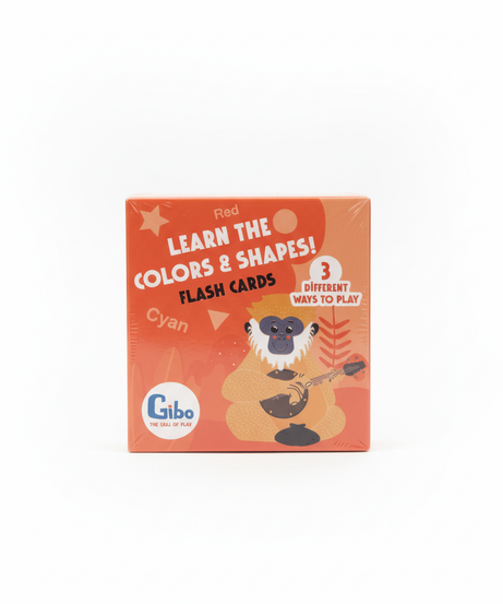 Gibo Learn the Colors & Shapes! Flash Cards