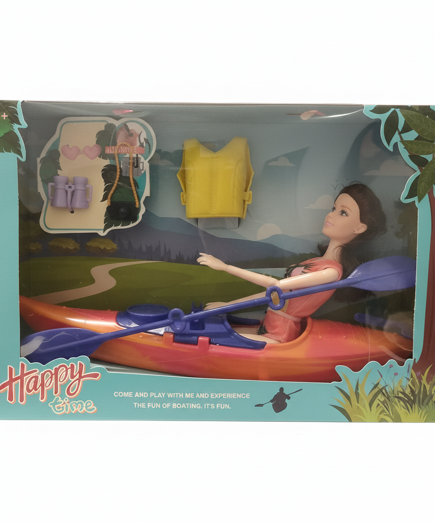 Happy Time Kayaking Adventure Doll Set