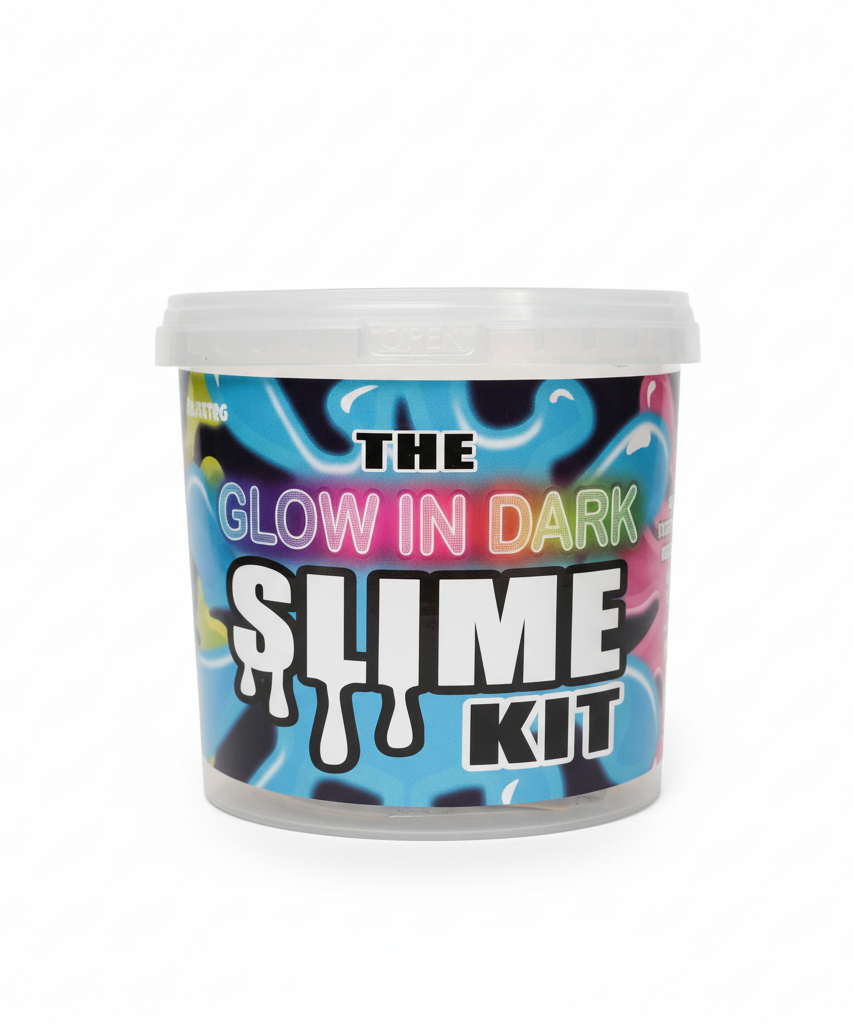 The Glow In Dark Slime Kit