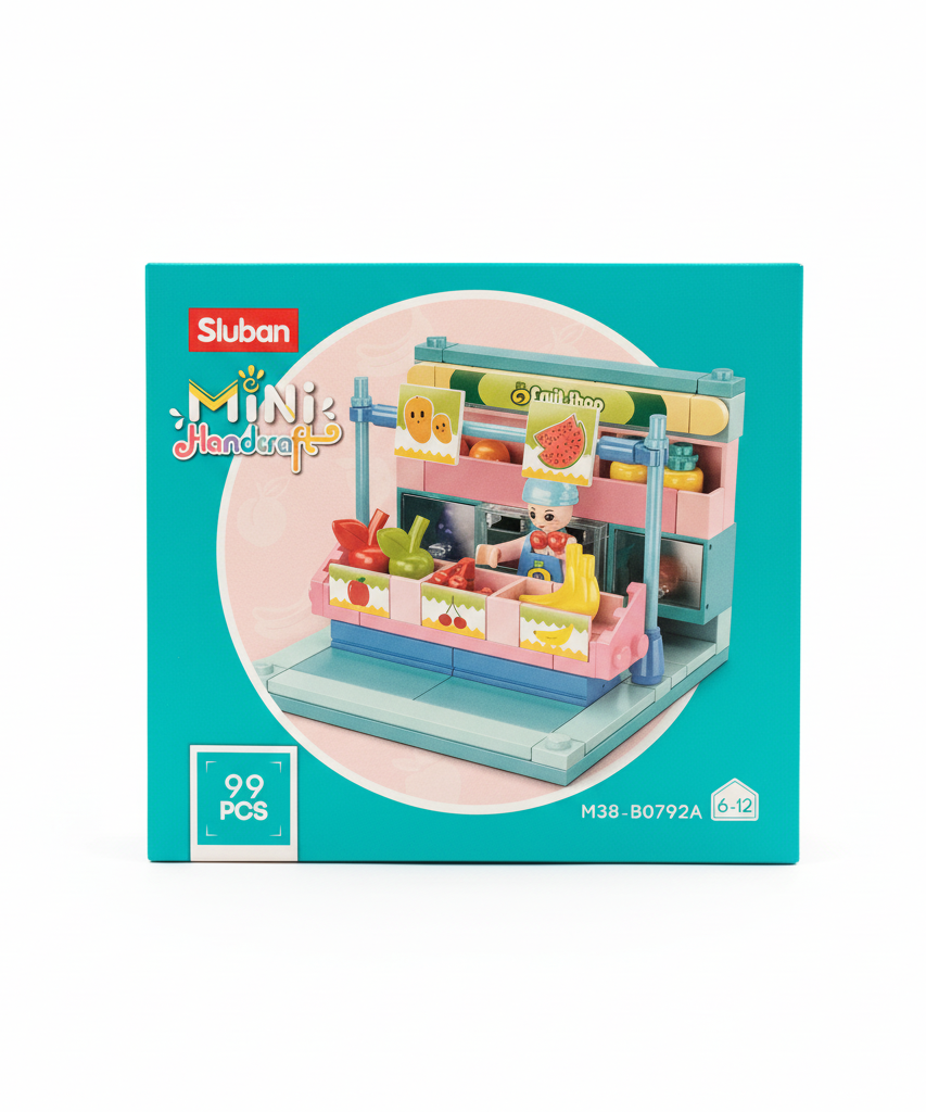 Sluban Mini Handcraft Fruit Shop Building Block Set