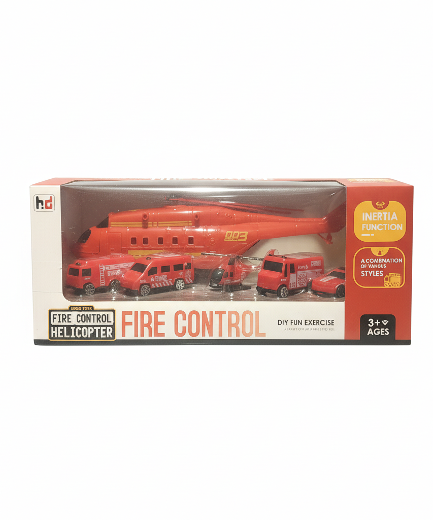 Fire Control Helicopter Series Toy Set