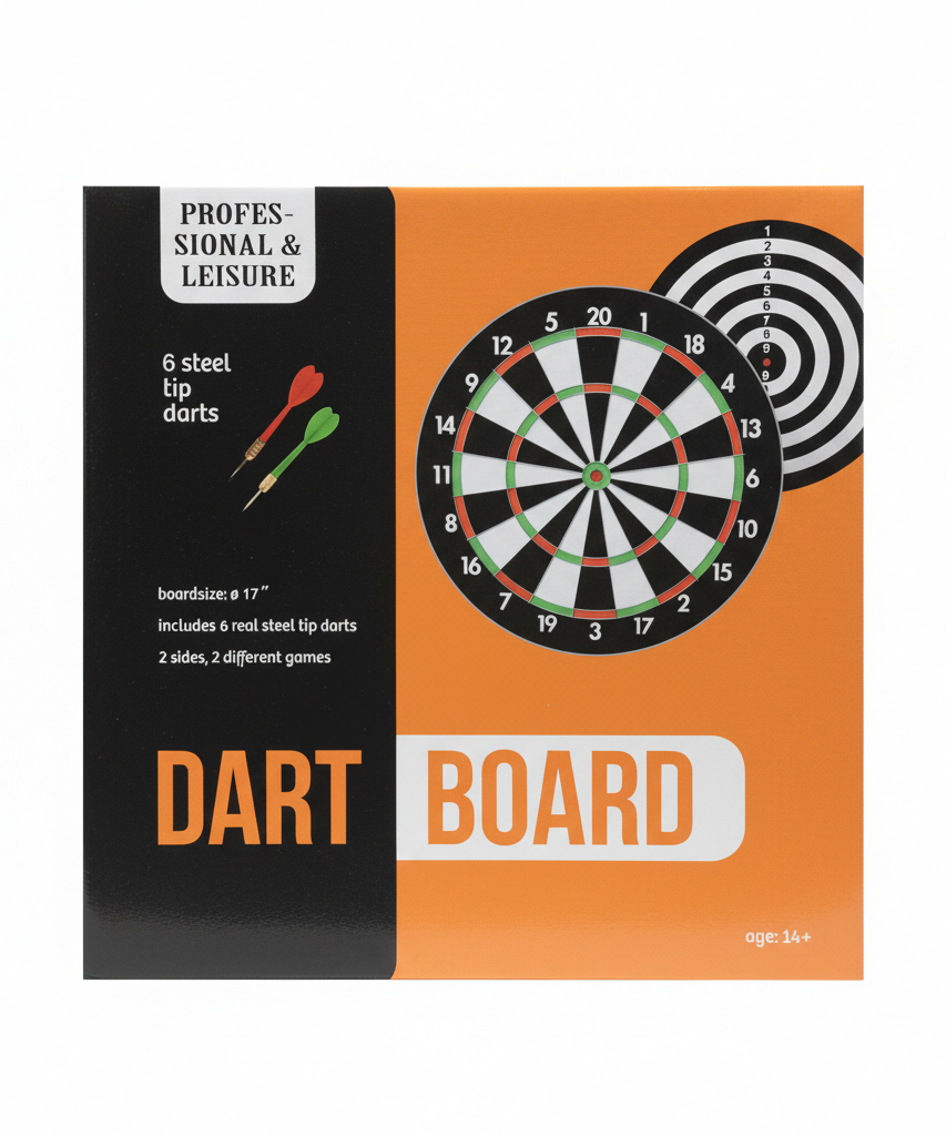 PROFESSIONAL & LEISURE DART BOARD