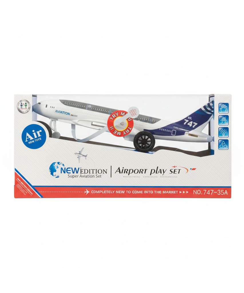 NEW EDITION Super Aviation Set Airport Play Set No. 747-35A