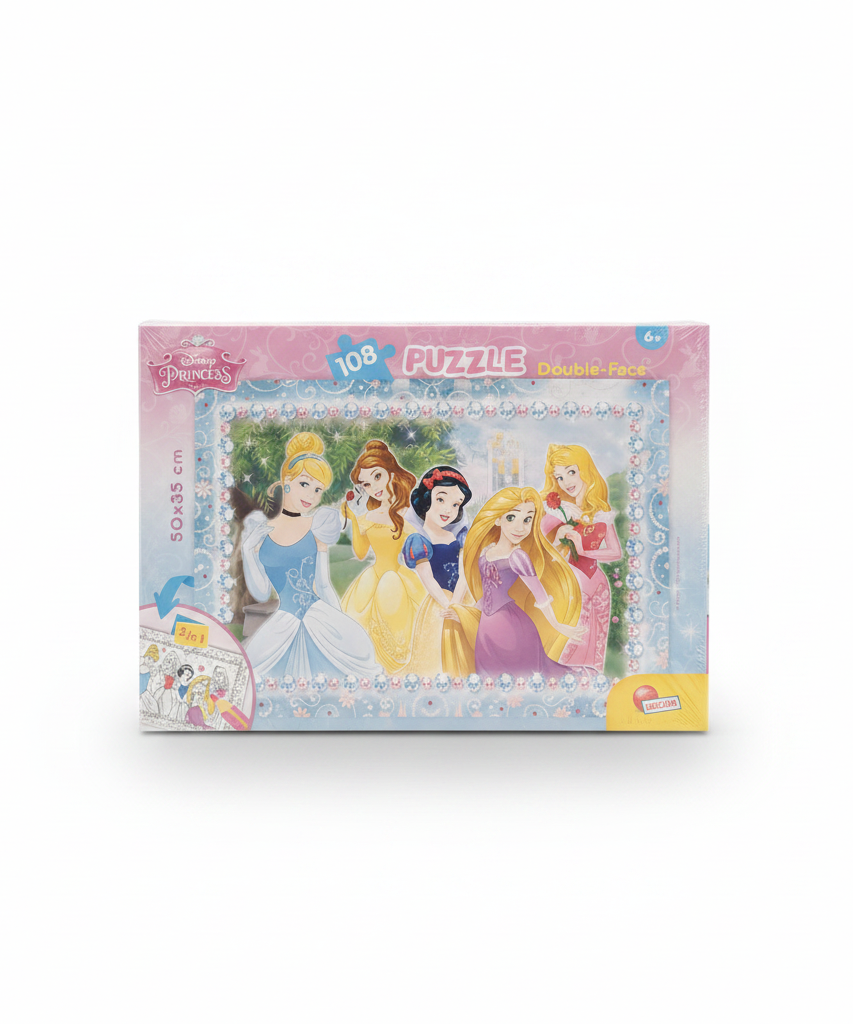 Disney Princess 108 Piece Double-Face Puzzle