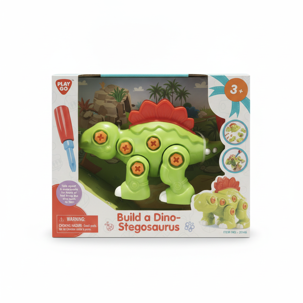 Play Go Build a Dino-Stegosaurus