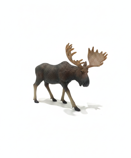 Realistic Moose Animal Figure Toy