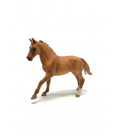 Realistic Brown Horse Figurine Toy