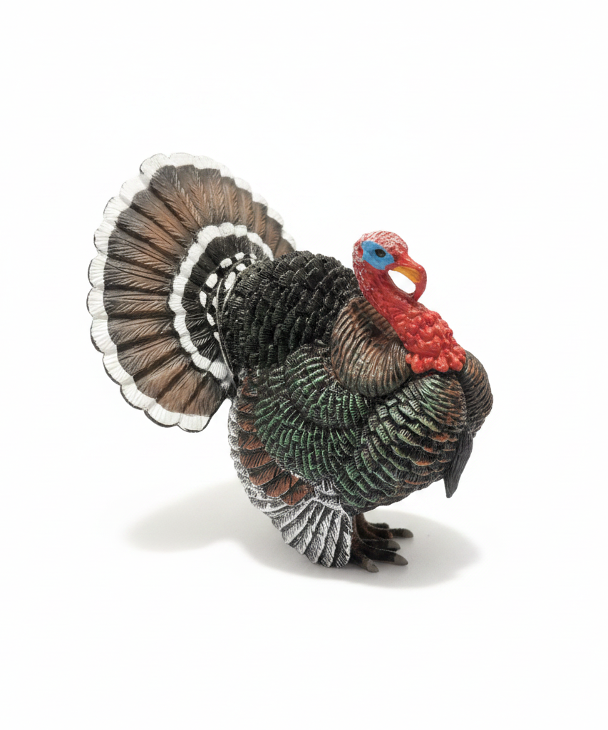 Realistic Wild Turkey Figurine
