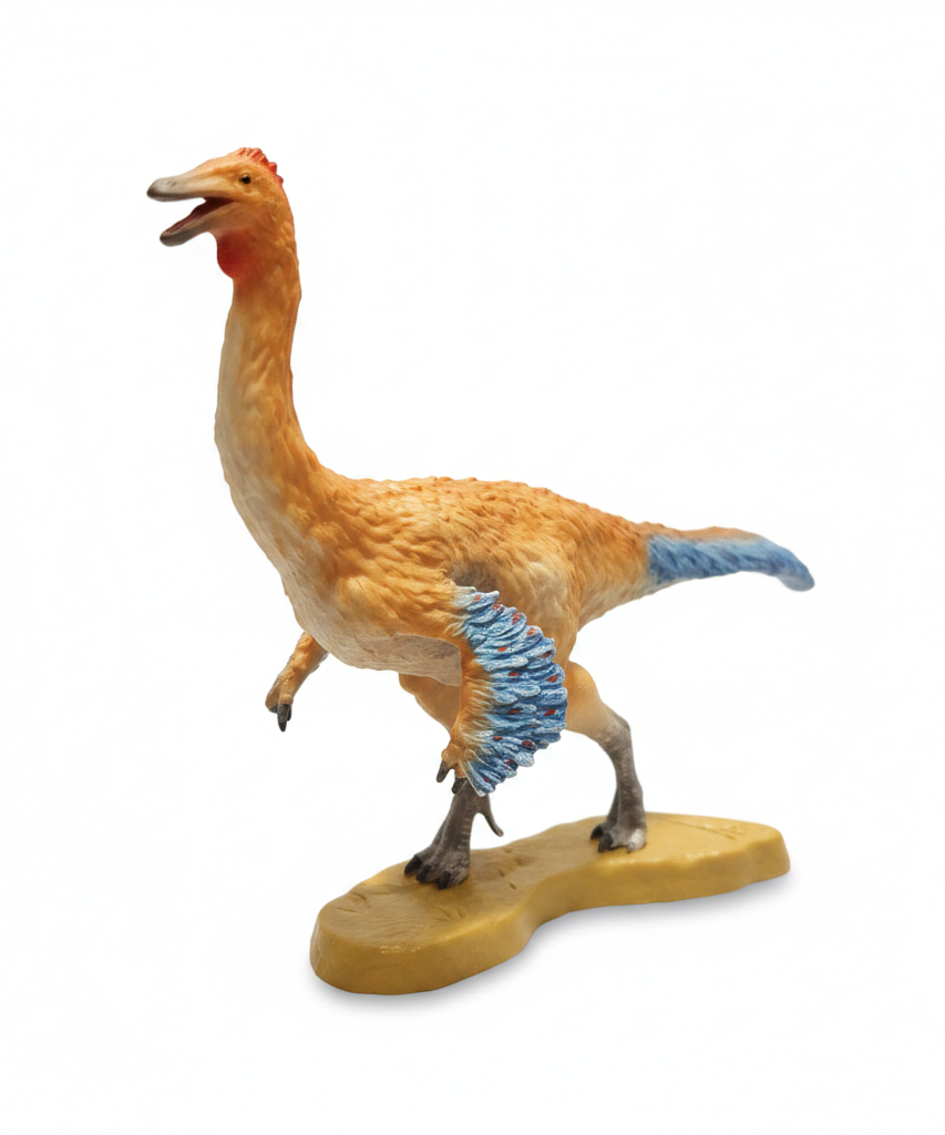 Feathered Oviraptor-like Dinosaur Figurine