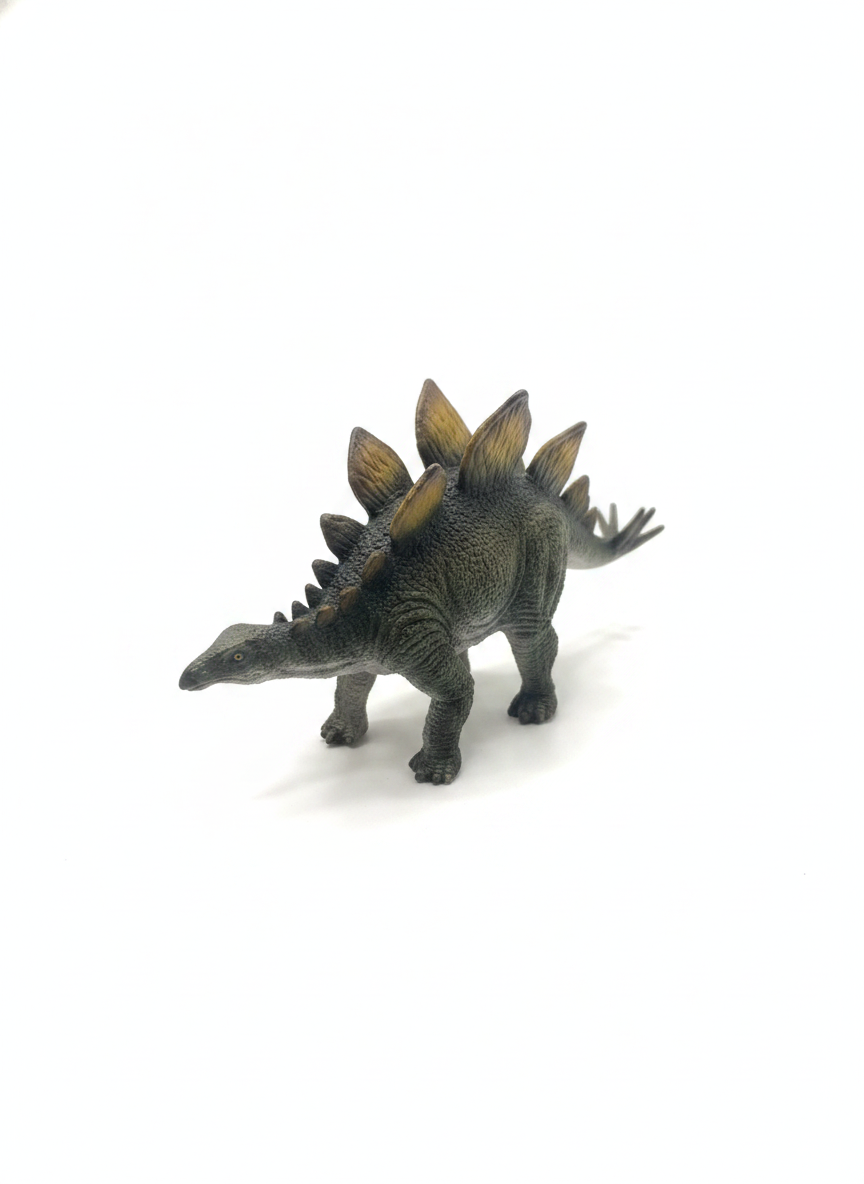 Realistic Stegosaurus Dinosaur Toy Figure