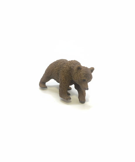 Realistic Brown Bear Miniature Figure