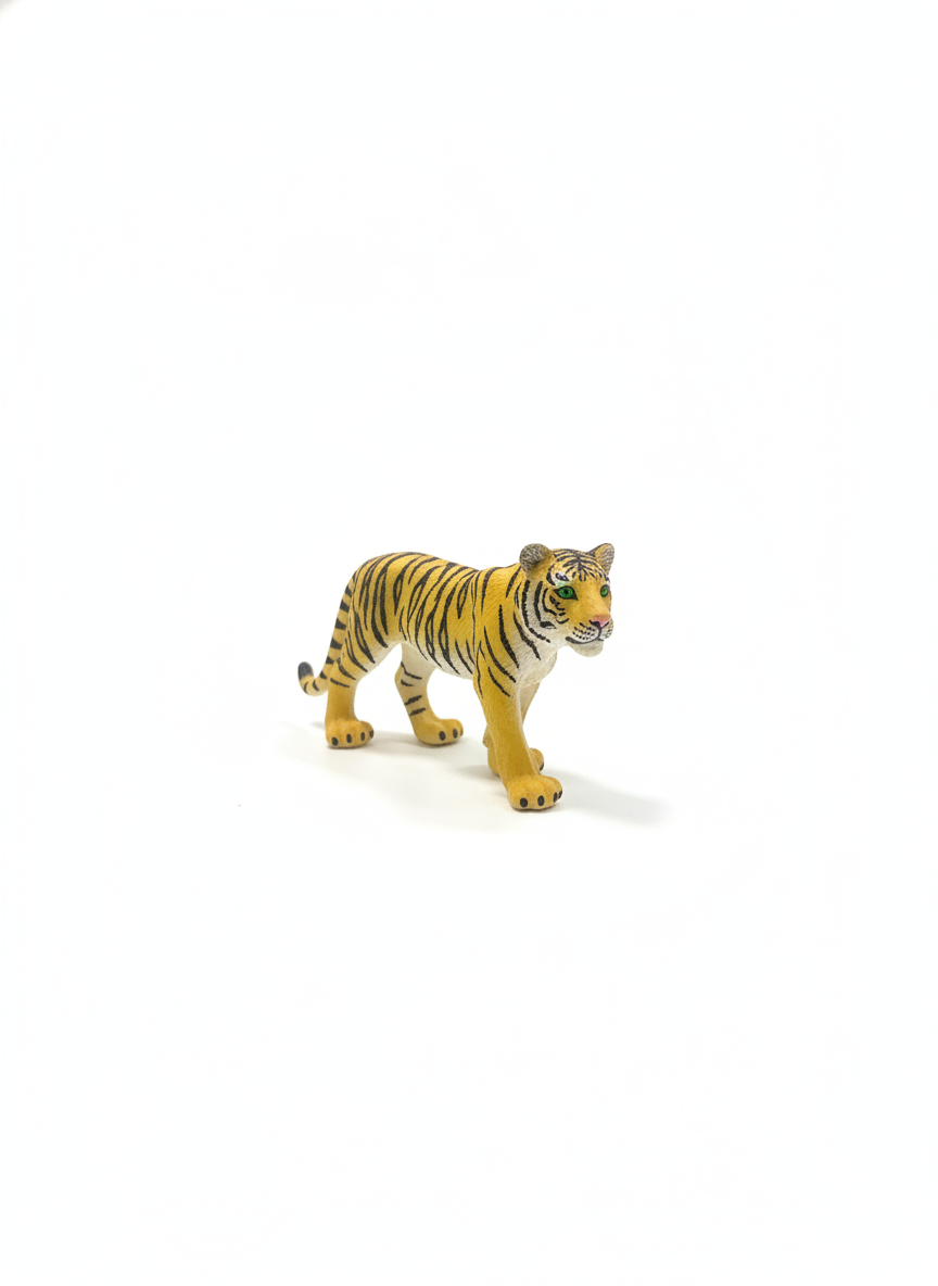 Miniature Realistic Tiger Figure